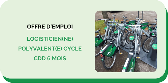 Offre d’emploi : Logisticien(ne) polyvalent(e) cycle – CDD