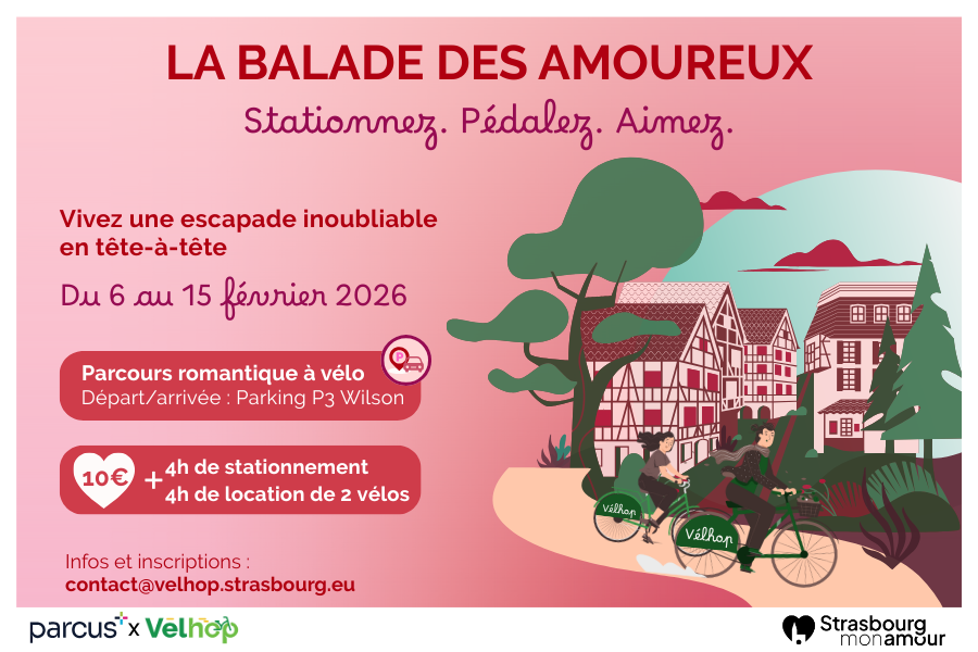 La Balade des Amoureux : Stationnez, pédalez, aimez…